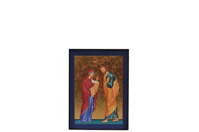 ICONE AUTOCOLLANTE SAINTE FAMILLE -   - CLEMENCES