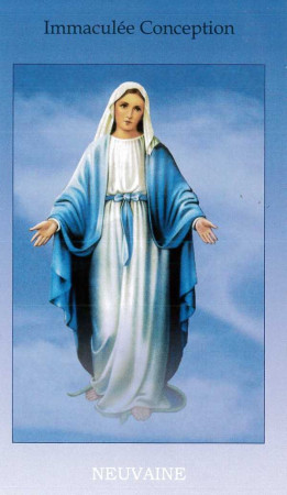 LIVRET DE NEUVAINE A L'IMMACULEE CONCEPTION - ETS PROUVOST - PROUVOST