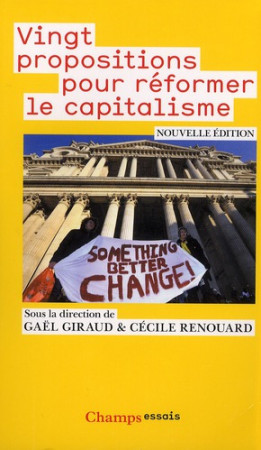 VINGT PROPOSITIONS POUR REFORMER LE CAPITAL ISME - RENOUARD/GIRAUD - FLAMMARION