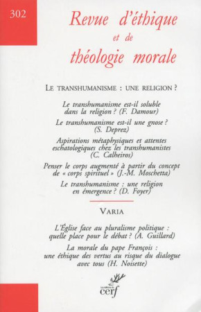 REVUE D-ETHIQUE ET DE THEOLOGIE MORALE NO 302 - COLLECTIF - NC