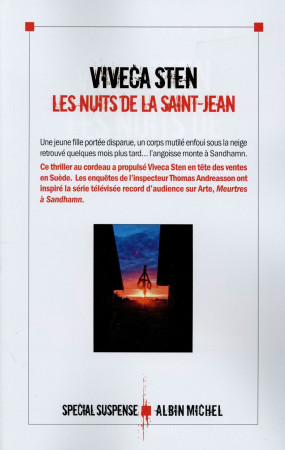 NUITS DE LA SAINT-JEAN - STEN VIVECA - Albin Michel