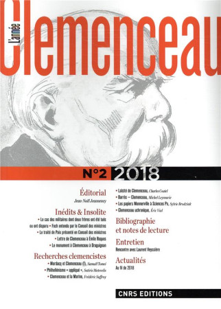 ANNEE CLEMENCEAU - NUMERO 2 - COLLECTIF - CNRS