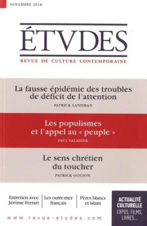 ETUDES 4254 - NOVEMBRE - XXX - NC