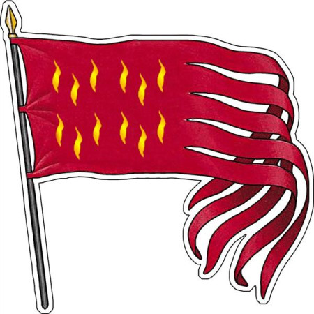 AUTOCOLLANT L-ORIFLAMME DE SAINT DENIS - NC - NC