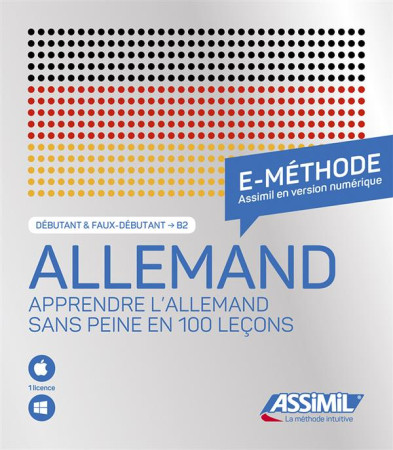 COFFRET E-METHODE ALLEMAND - ROMER GUDRUN - ASSIMIL