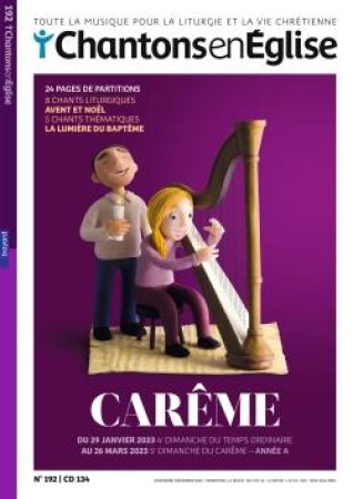 CHANTONS EN EGLISE - NOVEMBRE 2022 N  192 - XXX - NC