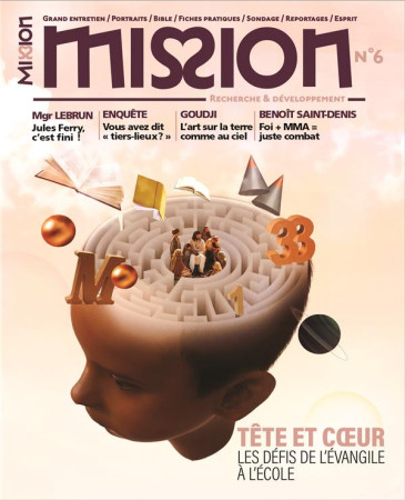 REVUE MISSION N 6 - L-ENSEIGNEMENT RELIGIEUX A L-ECOLE - LENA/LEBRUN - NC