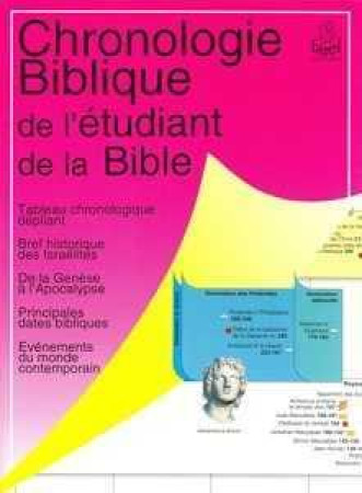 CHRONOLOGIE BIBLIQUE DE L-ETUDIANT DE LA BIBLE - COLLECTIF - FAREL