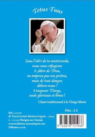 Le Rosaire - Textes de Saint Jean-Paul II -  CHAMBARAND - TRA MONASTIQUES